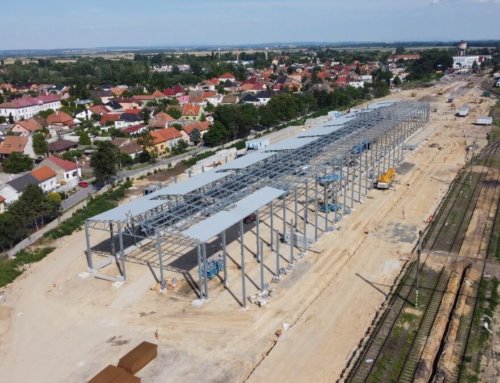 LLENTAB dodává své ocelové konstrukce pro nové objekty THÚ železničních kolejových vozidel v Nových Zámcích